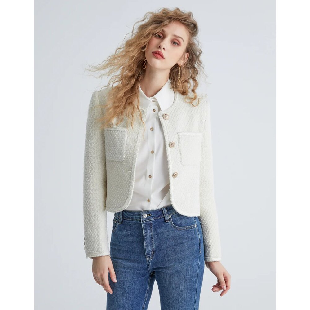 Urban Revivo Emilie Tweed Jacket